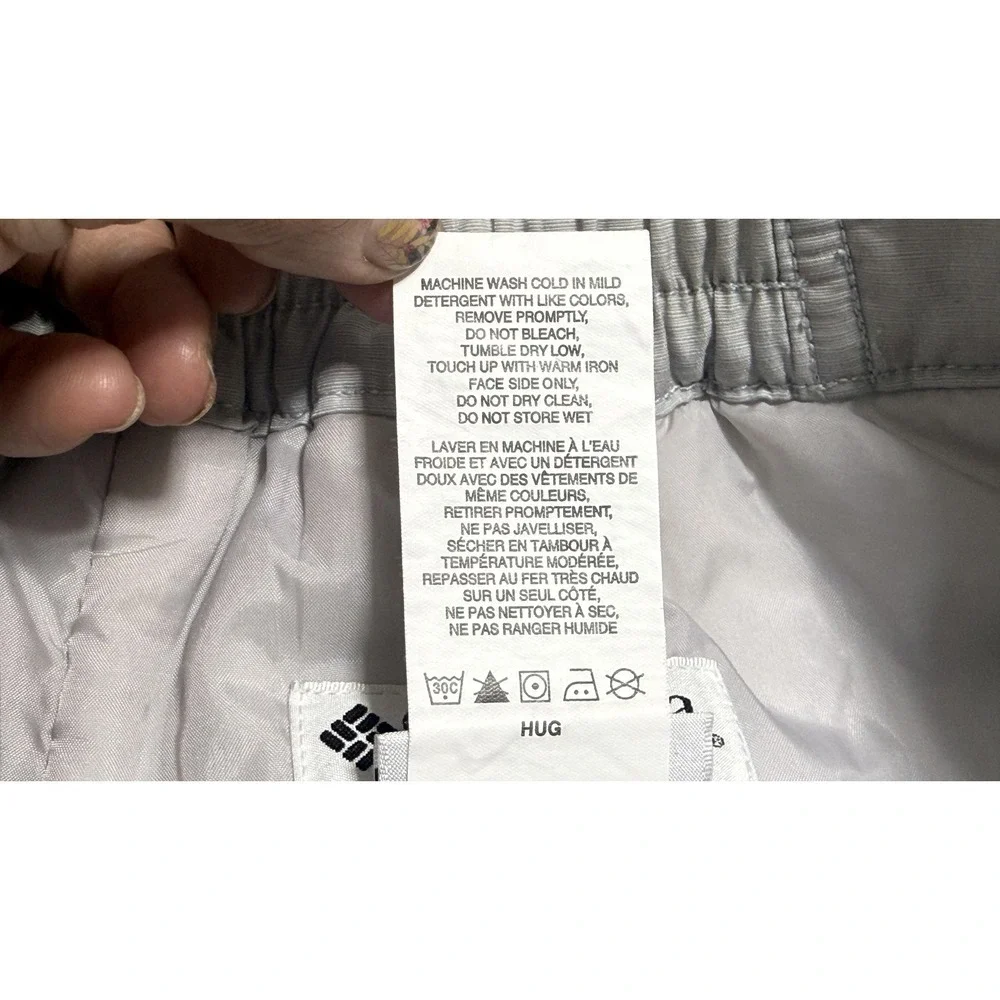 Columbia Ski Snow Pants Youth 14-16 Gray Insulated Nylon Convert Winter‎ Outdoor